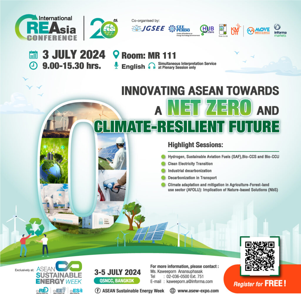 The 20th Renewable Energy Asia 2024 International Conference