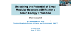 Unlocking the Potential of Small Modular Reactors (SMRs) for a Clean Energy Transition